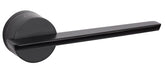 Infinity Line Gemello KGML B00 Black Door Handle on a Round Rose